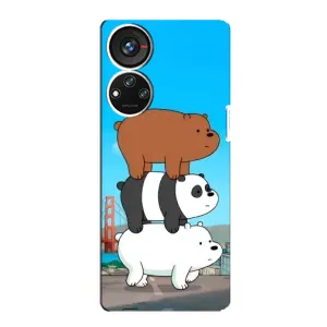 Чехлы с Пандами на ZTE Blade V40s (Друзья)