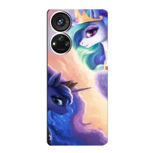 Чохол Unicorn на ZTE Blade V40s (Єдиноріжки на хамарках)