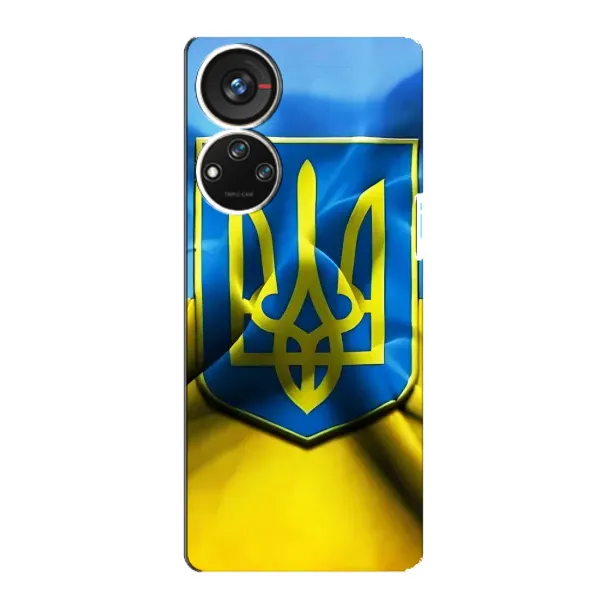Чехол с рисунком «Герб и Флаг Украины» для ZTE Blade V40s Чехол с рисунком «Герб и Флаг Украины» для ZTE Blade V40s