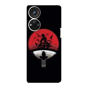 Чехлы с картинкой Итачи Учиха на ZTE Blade V40s (Итачи на черном)
