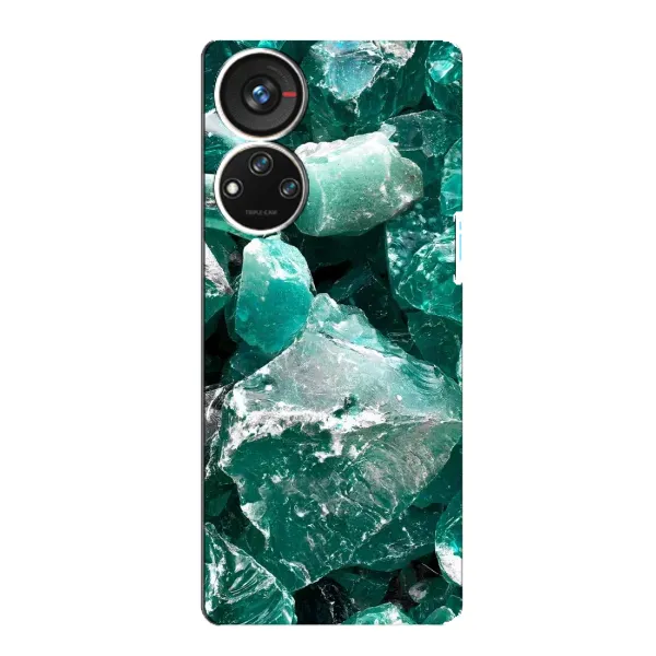 Чехол с рисунком «Изумруд» для ZTE Blade V40s