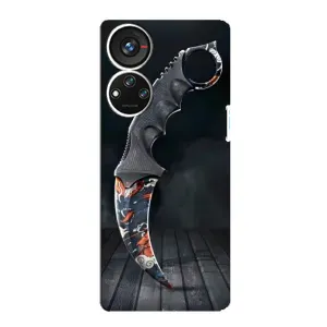 Чехол КИБЕРСПОРТ для ZTE Blade V40s (Кинжал КС ГО)