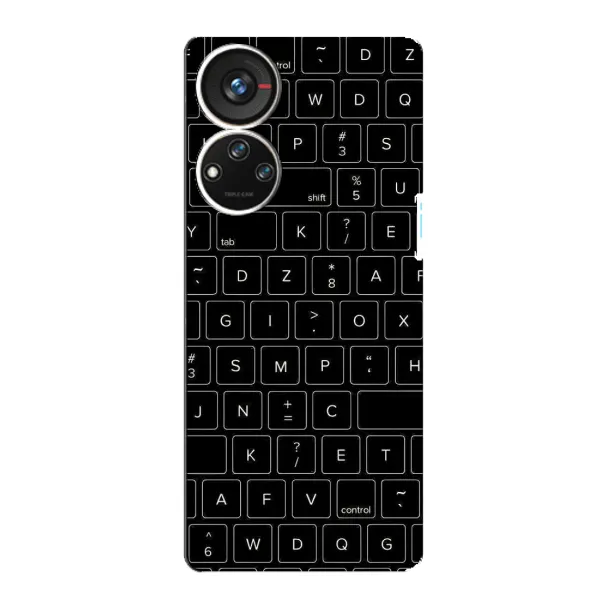 Чохол з малюнком «Клавіатура» для ZTE Blade V40s Чохол з малюнком «Клавіатура» для ZTE Blade V40s