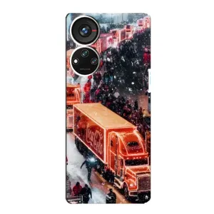 Чехлы на Новый Год ZTE Blade V40s (Кока Кола)