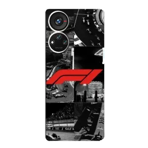 Чехол фильм Формула 1 для ZTE Blade V40s (Коллаж Формула 1)