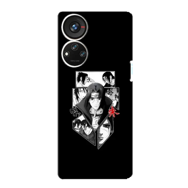 Чехол с рисунком «Коллаж Итачи» для ZTE Blade V40s Чехол с рисунком «Коллаж Итачи» для ZTE Blade V40s