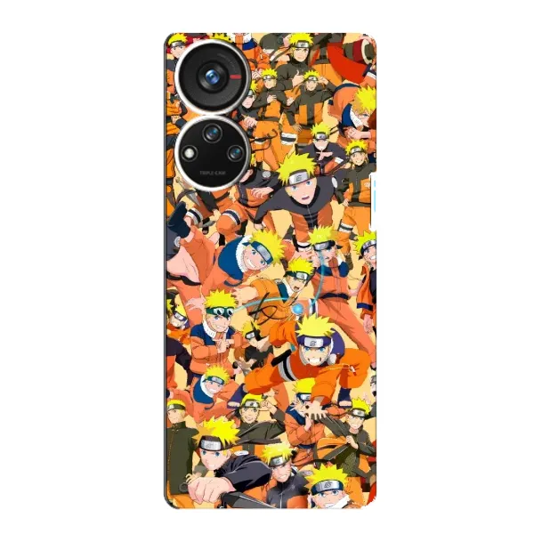 Чехол с рисунком «Коллаж Наруто» для ZTE Blade V40s Чехол с рисунком «Коллаж Наруто» для ZTE Blade V40s