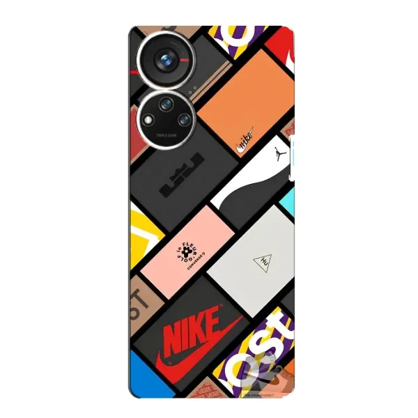 Чехол с рисунком «Коробки» для ZTE Blade V40s
