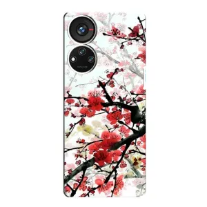 Чехол с принтом САКУРЫ на ZTE Blade V40s (Красивая Сакура)
