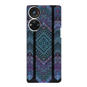 Силиконовый Чехол на ZTE Blade V40s (Крутой орнамент)