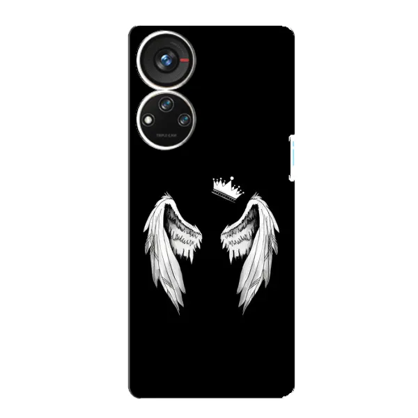 Чехол с рисунком «Крылья и корона» для ZTE Blade V40s Чехол с рисунком «Крылья и корона» для ZTE Blade V40s