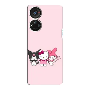 Чехол с персонажем Куроми на ZTE Blade V40s (Куроми Мелоди Китти)