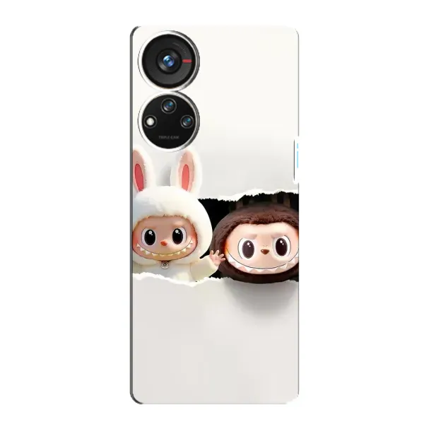 Чехол с рисунком «Фигурки Labubu» для ZTE Blade V40s Чехол с рисунком «Фигурки Labubu» для ZTE Blade V40s