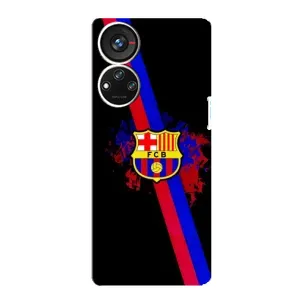 Чехол для ZTE Blade V40s (Барселона) (Лого Барсы)