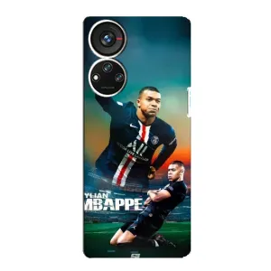 Чехол (TPU) с Футболистом на ZTE Blade V40s (MBAPPE)