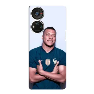 Чохол (TPU) з Футболістом на ZTE Blade V40s (Мбаппешичка)