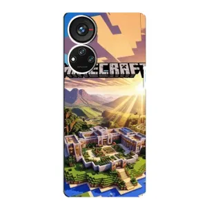 Чехол майнкрафт для ZTE Blade V40s (MINECRAFT)