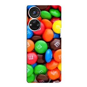 Чохол з зображенням смачної їжі для ZTE Blade V40s (Різнокольорові M&M'S)