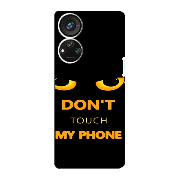 Чехол с рисунком «Не трогай мой телефон» для ZTE Blade V40s Чехол с рисунком «Не трогай мой телефон» для ZTE Blade V40s
