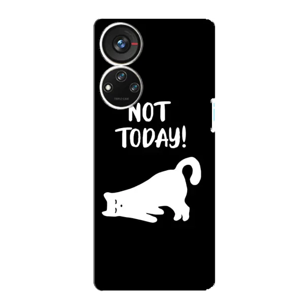 Чехол с рисунком «Not Today» для ZTE Blade V40s Чехол с рисунком «Not Today» для ZTE Blade V40s
