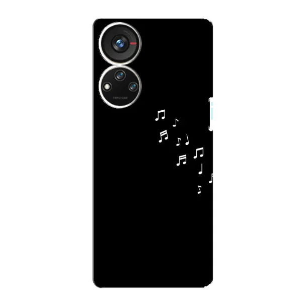 Чехол с рисунком «Ноты» для ZTE Blade V40s Чехол с рисунком «Ноты» для ZTE Blade V40s