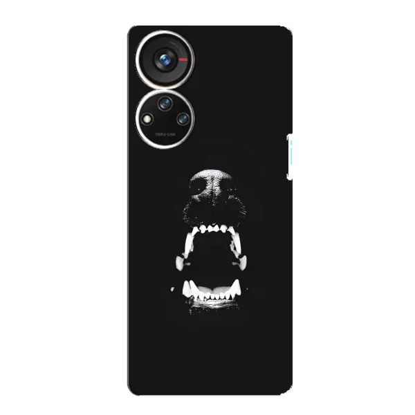 Чехол с рисунком «Пасть добермана» для ZTE Blade V40s