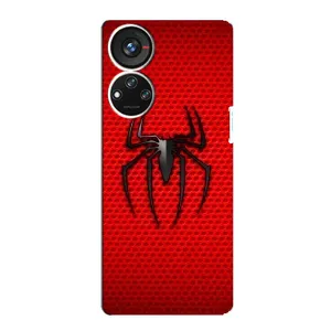 Чехол Супергерой Человека Паука на ZTE Blade V40s (Паук марвел)