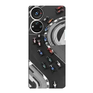 Чехол фильм Формула 1 для ZTE Blade V40s (Гонки ф1)