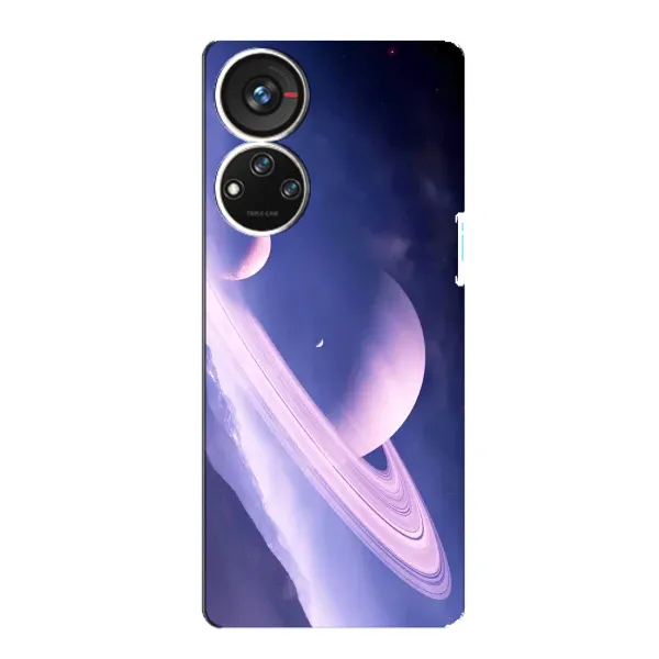 Чехол с рисунком «Планета в космосе» для ZTE Blade V40s