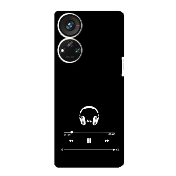 Чехол с рисунком «Плеер» для ZTE Blade V40s Чехол с рисунком «Плеер» для ZTE Blade V40s