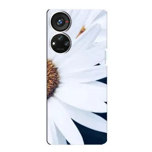 Чехол с ромашками на ZTE Blade V40s (Пол ромашки)