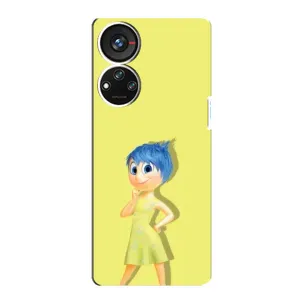 Чехол Головоломка для ZTE Blade V40s - (AlphaPrint) (Радость)