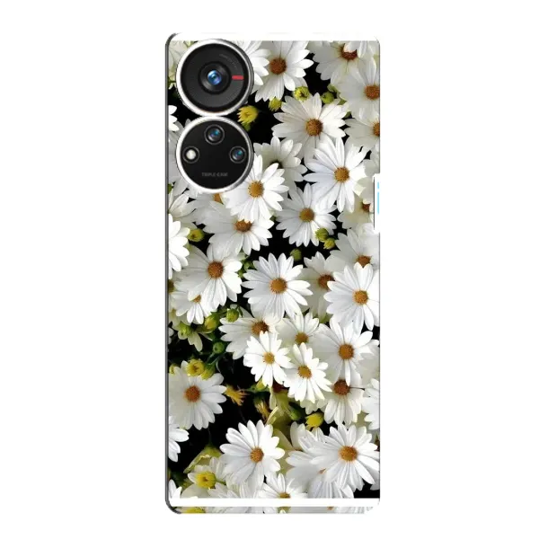 Чехол с рисунком «Рамка в ромашках» для ZTE Blade V40s Чехол с рисунком «Рамка в ромашках» для ZTE Blade V40s