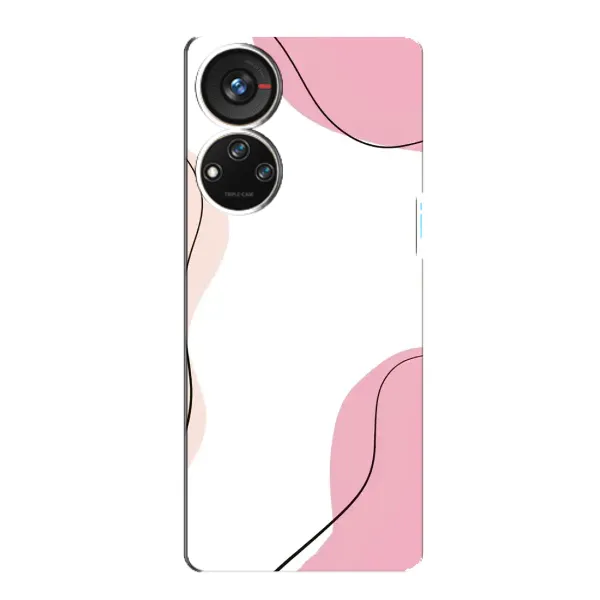 Чехол с рисунком «Розовый фон» для ZTE Blade V40s Чехол с рисунком «Розовый фон» для ZTE Blade V40s