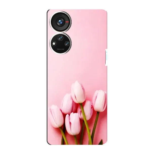 Чохол з малюнком «Рожеві тюльпани» для ZTE Blade V40s Чохол з малюнком «Рожеві тюльпани» для ZTE Blade V40s