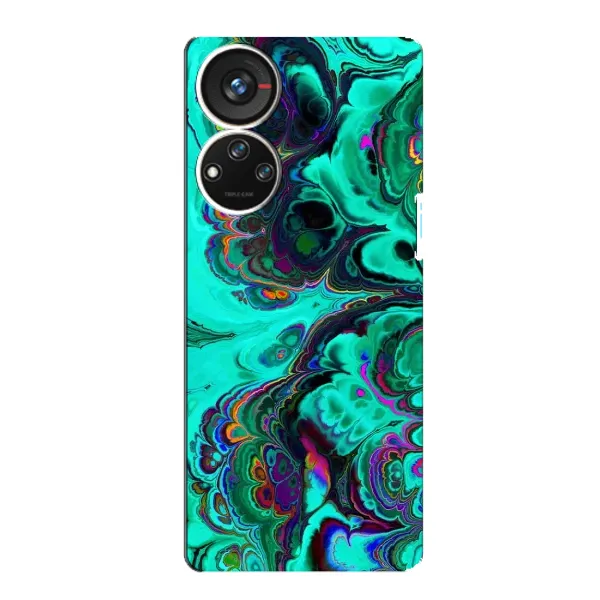 Чехол с рисунком «Салатный мрамор» для ZTE Blade V40s Чехол с рисунком «Салатный мрамор» для ZTE Blade V40s