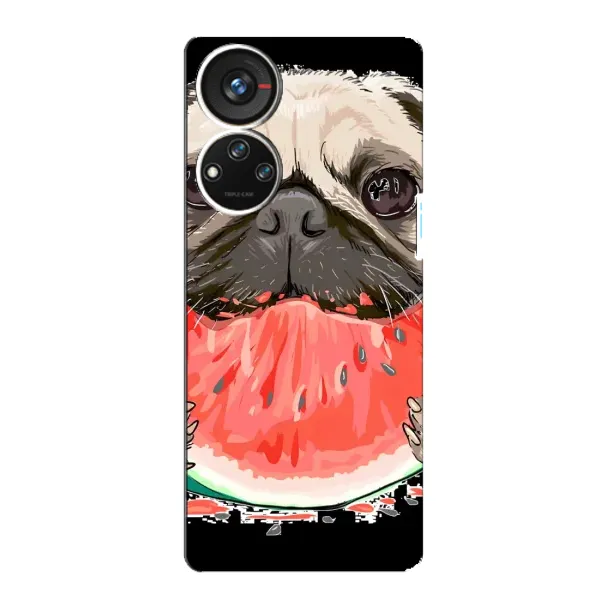 Чехол с рисунком «Смешной Мопс» для ZTE Blade V40s Чехол с рисунком «Смешной Мопс» для ZTE Blade V40s