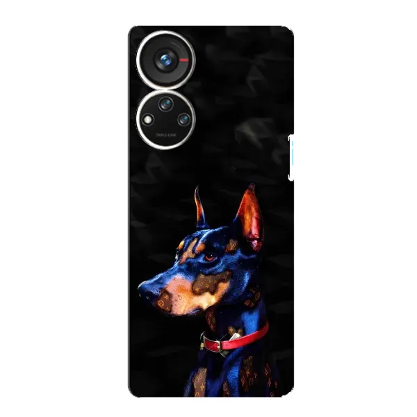 Чехол с рисунком «Собака Мопс» для ZTE Blade V40s Чехол с рисунком «Собака Мопс» для ZTE Blade V40s