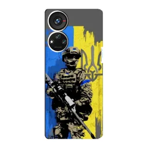 Чехлы с принтом (Воины ЗСУ) для  ZTE Blade V40s (Солдат ЗСУ)