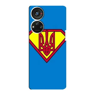 Чехол с картинкой (Патриотический ГЕРБ) на ZTE Blade V40s (Super - Герб)
