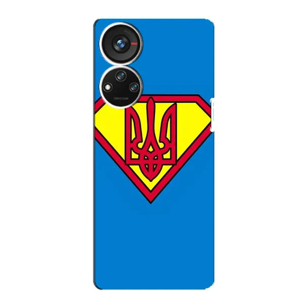 Чехол с рисунком «Super - Герб» для ZTE Blade V40s Чехол с рисунком «Super - Герб» для ZTE Blade V40s