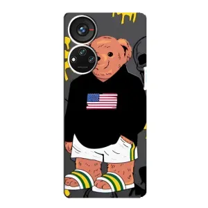 Чехлы Мишка Тедди для ЗТЕ Блейд В40с (Teddy USA)