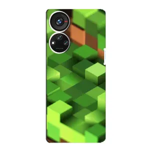 Чехлы для ZTE Blade V40s (Персонажи Майн Крафт) (Текстура)