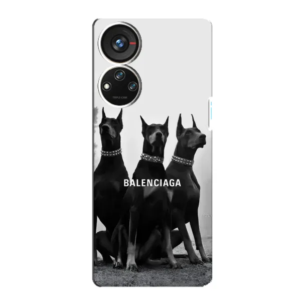 Чехол с рисунком «Три добермана» для ZTE Blade V40s