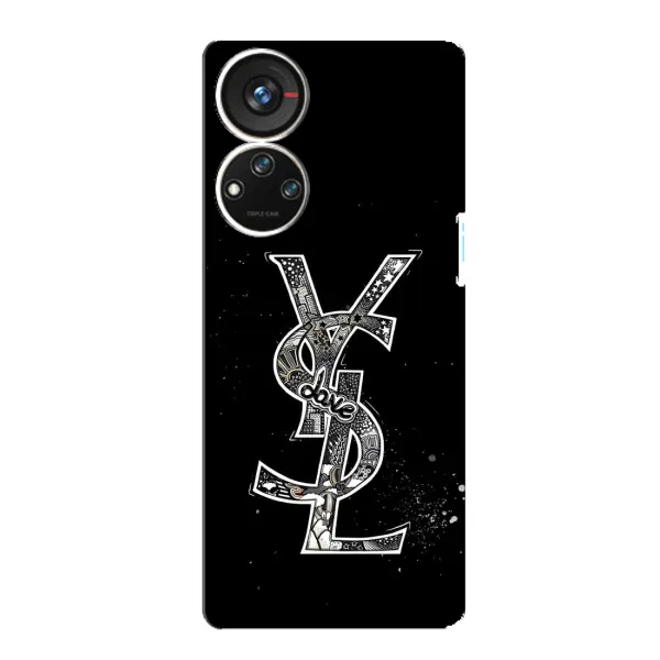 Чехол с рисунком «YSL» для ZTE Blade V40s Чехол с рисунком «YSL» для ZTE Blade V40s