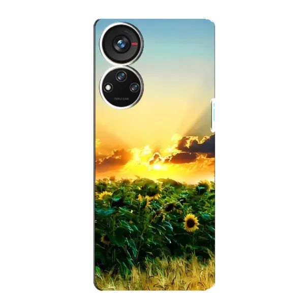 Чехол с рисунком «Закат Солнца» для ZTE Blade V40s