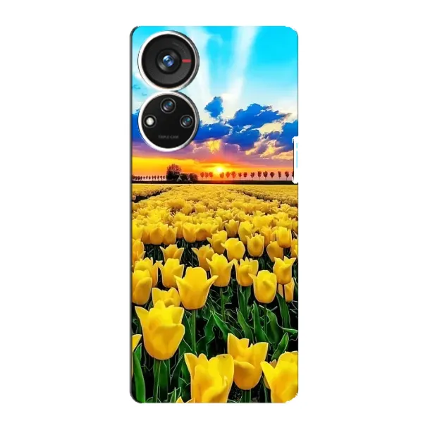 Чохол з малюнком «Жовті тюльпани» для ZTE Blade V40s Чохол з малюнком «Жовті тюльпани» для ZTE Blade V40s