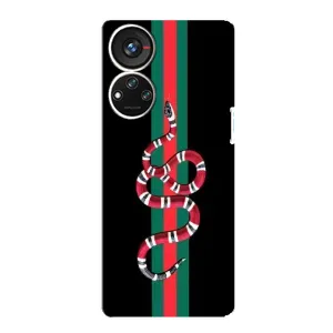 Чехлы Бренд GUCCI для ZTE Blade V40s (Змей Гуччи)