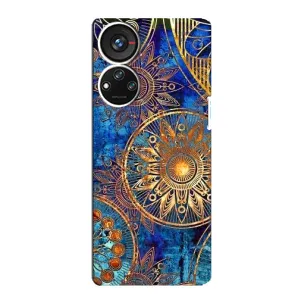 Чехлы со смыслом для ZTE Blade V40s (Золотые узоры)