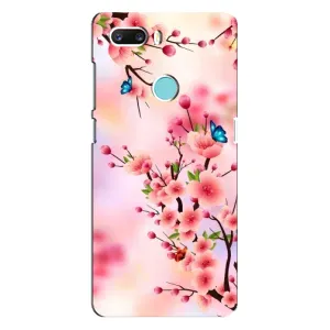 Чехол с принтом САКУРЫ на ZTE Z18 Mini (Бабочки на сакуре)